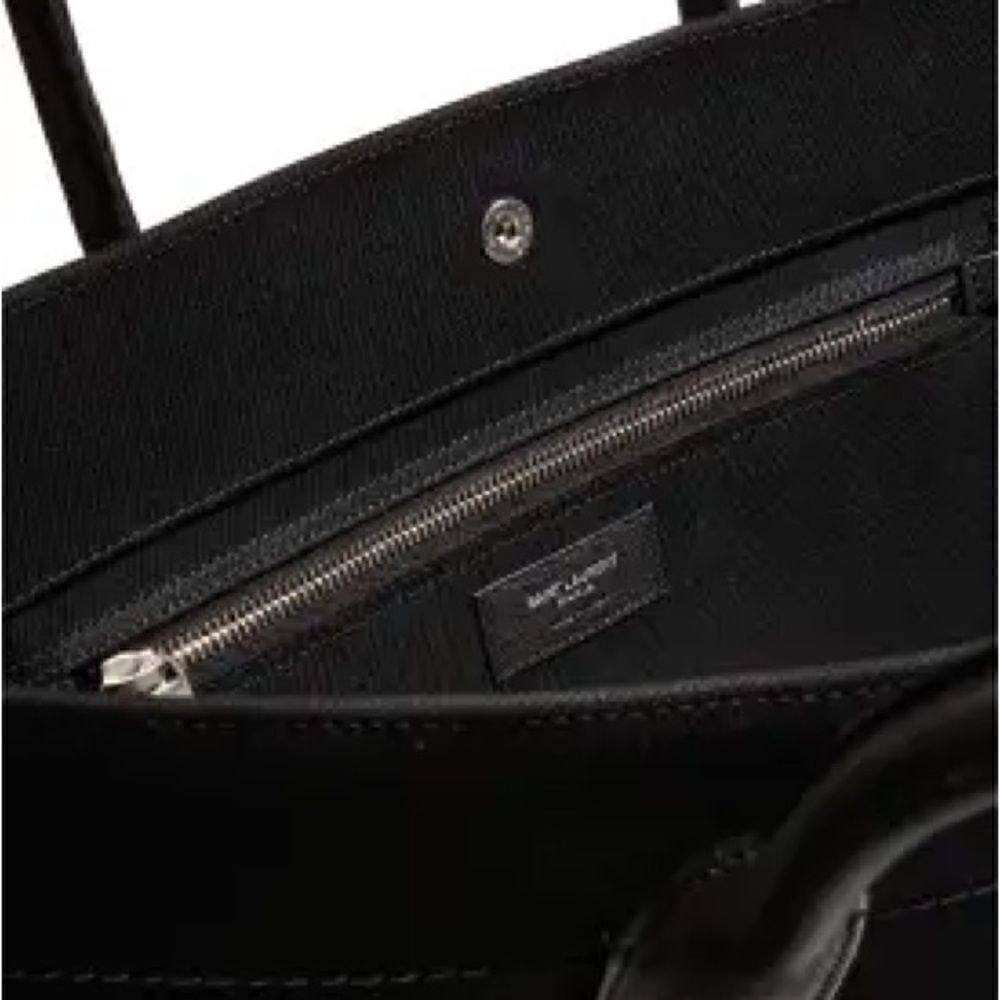 Saint Laurent Rive Gauche black and white tote bag purse brand new never used! - Picture 5 of 16